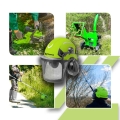 Kask leśny, hełm ochronny dla pilarza, drwala, arborysty ZIPPER ZI-FHPROFI-4.jpg