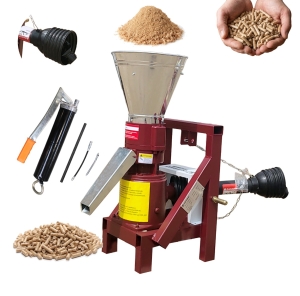 Przemysłowa Peleciarka Granulator Paszy Peletu OPTIMAT PP120WOM do ciągnika 120kg/h - Ø149 mm, peleciarki