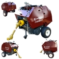Mini prasa, belująca, rolująca, zwijająca do słomy, siana 500x700mm, WOM, 18-30KM - OPTIMAT FARMER 1 - belarka.jpg