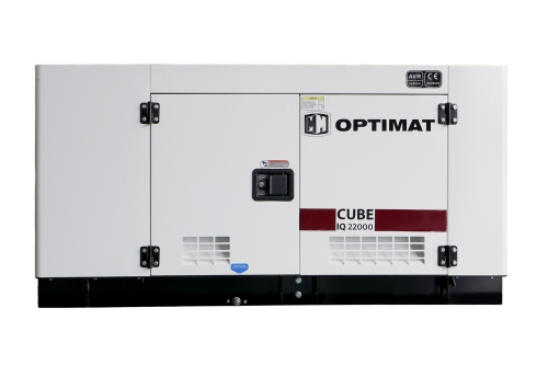 Generator, agregat prądotwórczy, prądu OPTIMAT IQ22000 CUBE 20 kW - diesla, diesel, trójfazowy, 400V230V.jpg